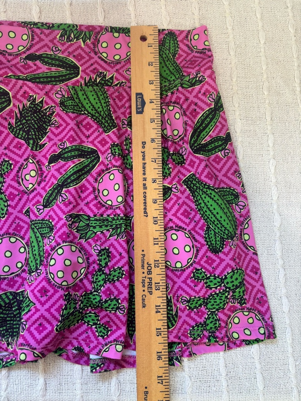 Pickleball Bella Cactus Print Athletic Skort Pink Green Size 2 (M) Tennis Golf - Picture 14 of 14